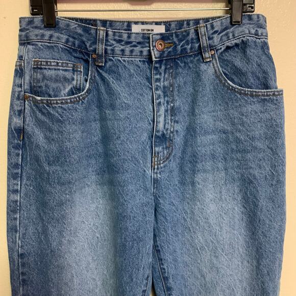 Cotton:On Long Straight Leg Jeans Womens Size 10 - Picture 2 of 9